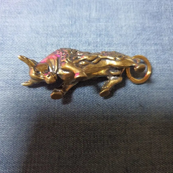 [BUNJANG] Brass Bull Keyring / 황소 키링(황동)
