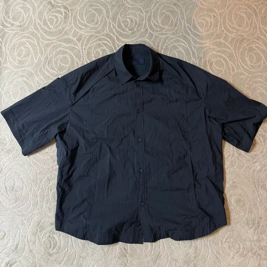 [BUNJANG] JUUN.J 24SS Seersucker Shirt Black Size 50 / 50] 준지 24ss 시어서커 셔츠 블랙