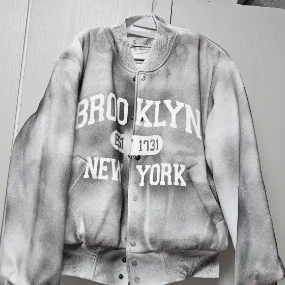 [BUNJANG] Brooklyn New York Tie-Dye Baseball Jacket / 브루클린 뉴욕 야구 점퍼