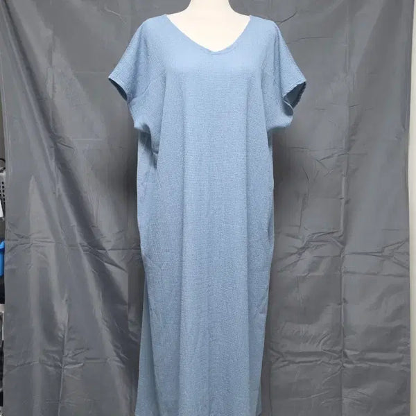 [BUNJANG] Oversized Blue Maxi Dress / 빅사이즈 블루 박시 롱원피스 F