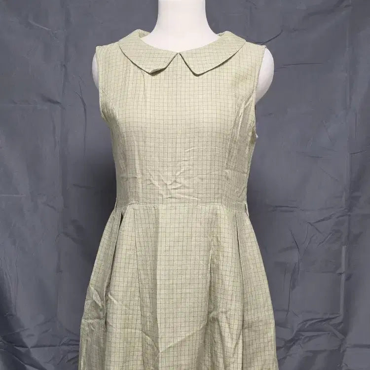 [BUNJANG] BCBG Green Checkered Midi Dress / BCBG 그린 원피스 M (가슴둘레 88)