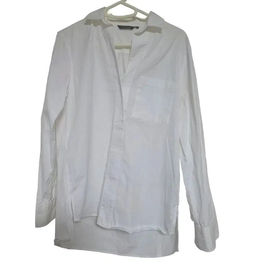 [BUNJANG] Massimo Dutti Sleeveless White Shirt / 마시모두띠 슬리브리스 화이트 셔츠 (34, 2)