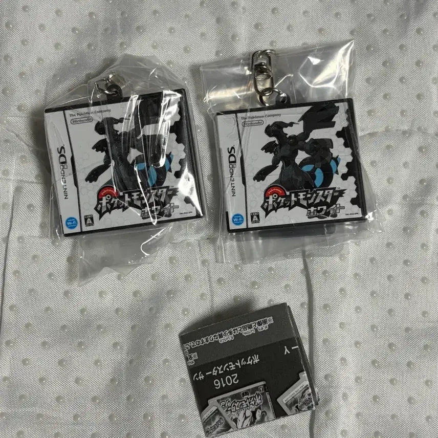 [BUNJANG] Pokémon Cartridge Keychain White - Keyholder / 개당가격) 포켓몬 카트리지 키링 화이트 키홀더