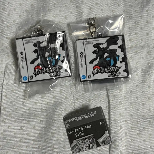 [BUNJANG] Pokémon Cartridge Keychain White - Keyholder / 개당가격) 포켓몬 카트리지 키링 화이트 키홀더