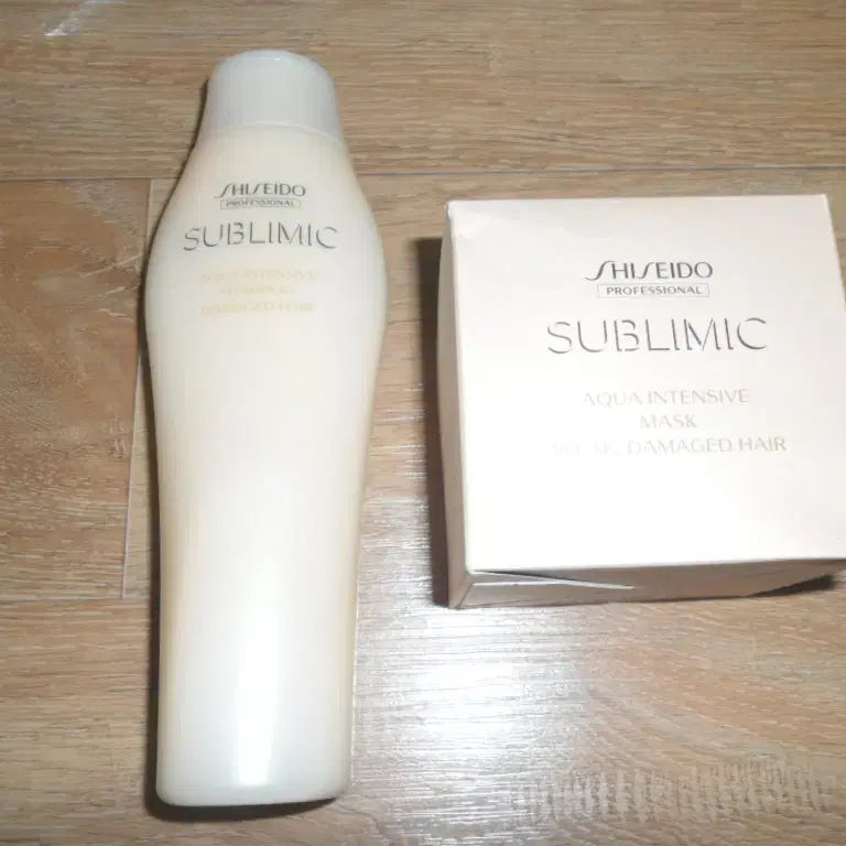 [BUNJANG] Shiseido Professional Sublimic Aqua Intensive Shampoo + Mask Set (Sealed) / 시세이도 프로페셔널 서브리믹 아쿠아 인텐시브 샴푸 + 마스크 세트 미개봉