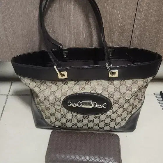 [BUNJANG] Gucci Jacquard Tote Bag & Boston Bag / 구찌 토드백과 보스턴백 각각