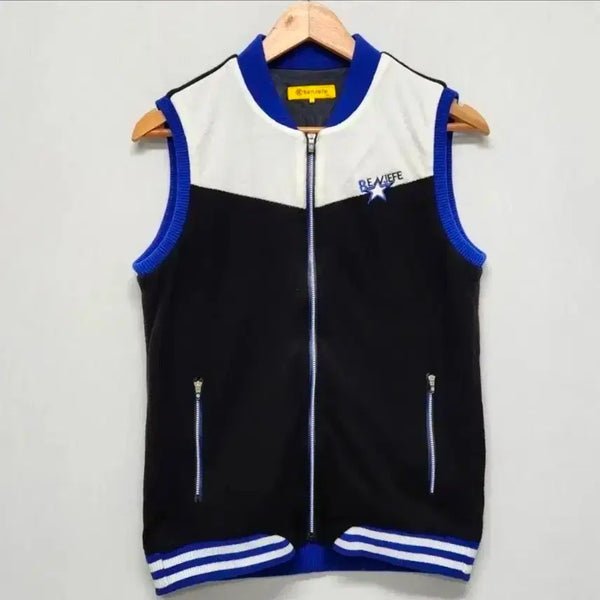 [BUNJANG] Benjefe Wool Blend Knit Windproof Zip Vest Size 100 / 벤제프 울 블렌디드 니트 방풍 집 베스트 100사이즈