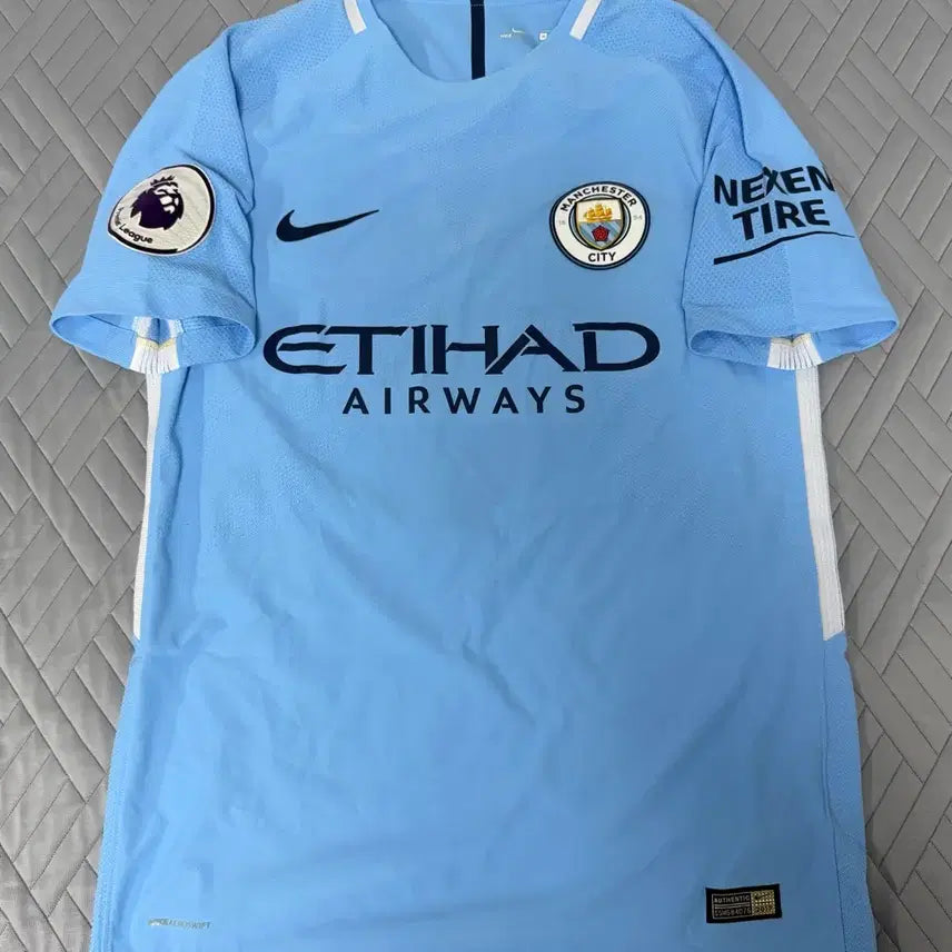 [BUNJANG] Manchester City 17-18 Authentic Home Jersey / 17-18 맨체스터 시티 어센틱 홈