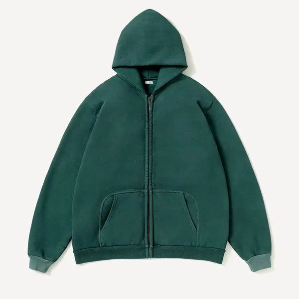 [BUNJANG] A.Presse Hooded Zip-Up Green Size 4 / 아프레쎄 후드 집업 그린 4사이즈 a.presse