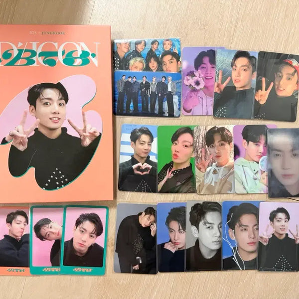 [BUNJANG] BTS Jungkook Dicon Binder Photocard Bundle Set / 방탄소년단 정국 디아이콘 바인더 18장 포카 일괄 판매