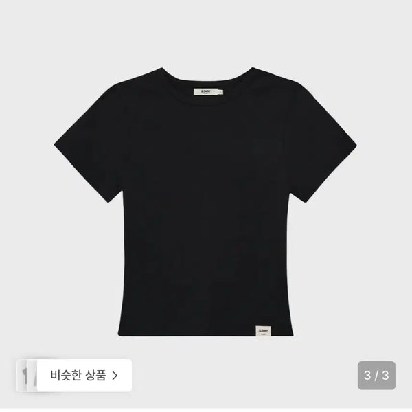 [BUNJANG] GLOWNY G Baby Tee Black Medium / 글로니 G BABY TEE 블랙 M