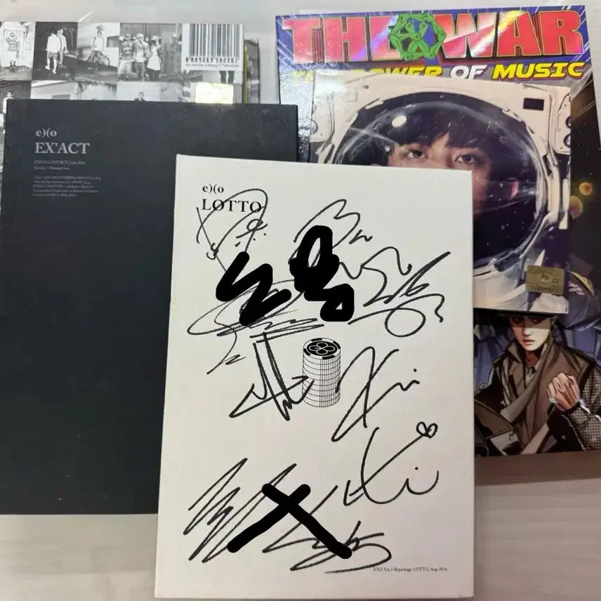 [BUNJANG] EXO Bundle Set Signed Album / 엑소 싸인 앨범 포함 일괄