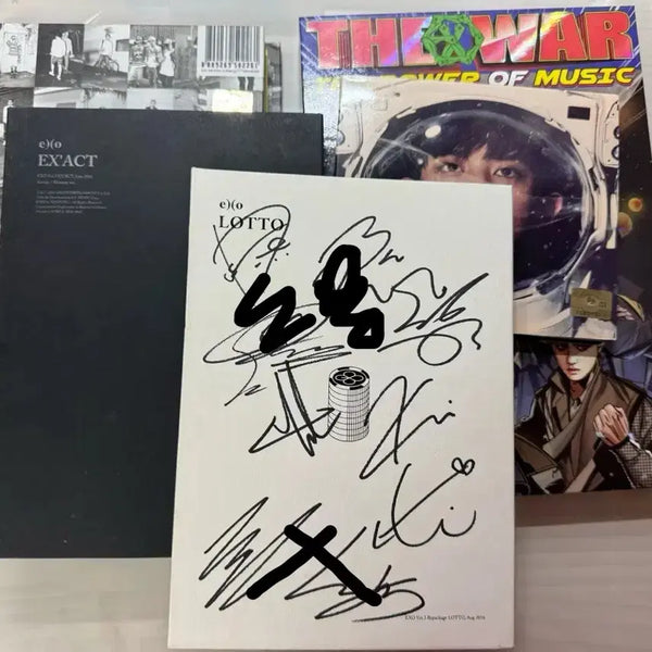 [BUNJANG] EXO Bundle Set Signed Album / 엑소 싸인 앨범 포함 일괄