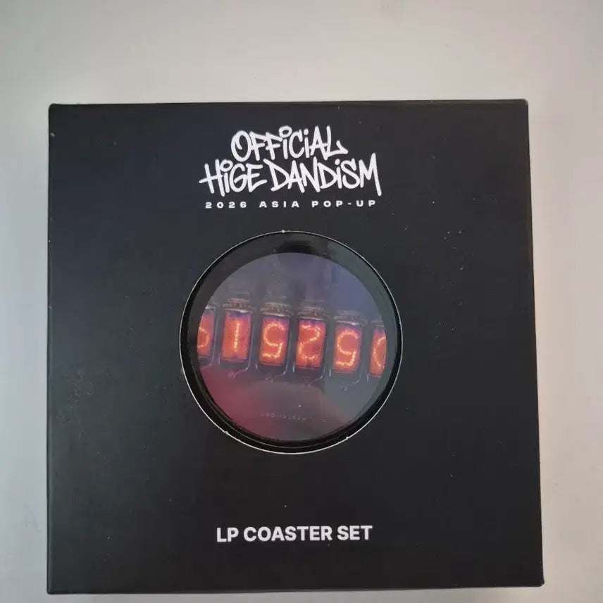 [BUNJANG] Official Higedanism Pop-up Store LP Coaster Set / 히게단 성수 팝업 LP 코스터 세트