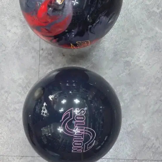[BUNJANG] Storm Fire Physics Solution Bowling Balls (2-Piece Set, 15lb) / 스톰 파이어피직스 솔루션 볼링공 2개 15파운드 중고