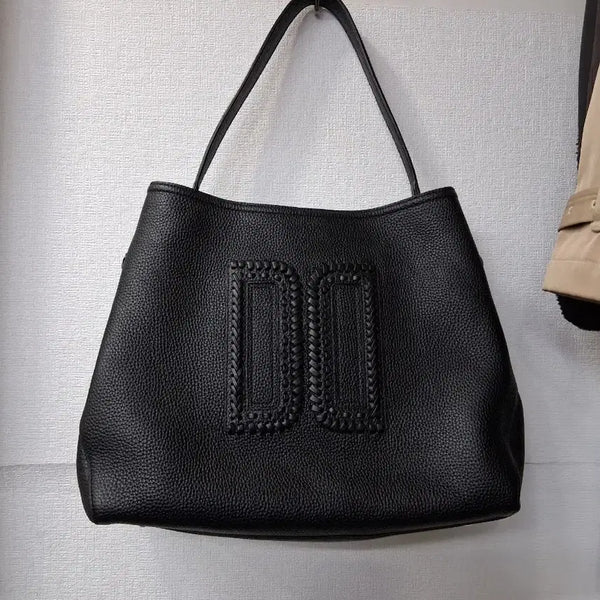 [BUNJANG] Daks Black Leather Shoulder Bag / 닥스숄더백 검정 가죽