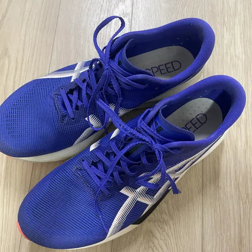 [BUNJANG] Asics Magic Speed Blue Wide 270 Running Shoes / 270) 아식스 매직스피드 블루 와이드