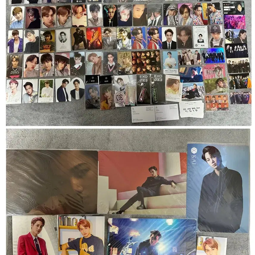 [BUNJANG] EXO Kai Bundle Set Photocards & Goods / 엑소 카이 포카 굿즈 일괄판매