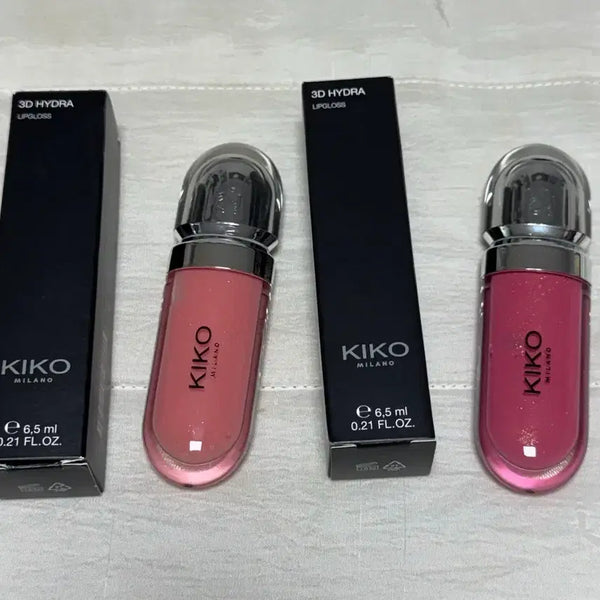 [BUNJANG] Kiko Milano 3D Hydra Lipgloss Bundle Set (Shades 7 & 33) / 일괄) kiko milano 3D 하이드라 립글로스  7호/33호 키코 밀라노