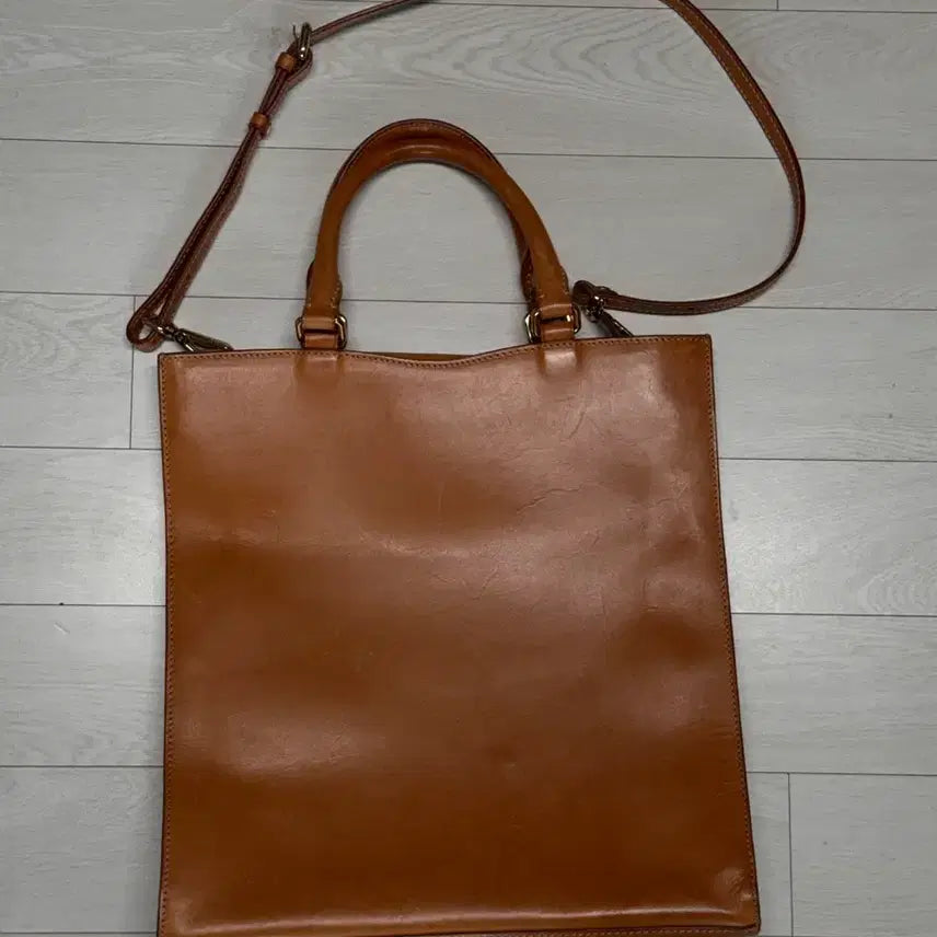 [BUNJANG] Celine Lefebure Paris Leather Tote Bag Brown / Celine Lefebure Paris 레더 토트백 브라운