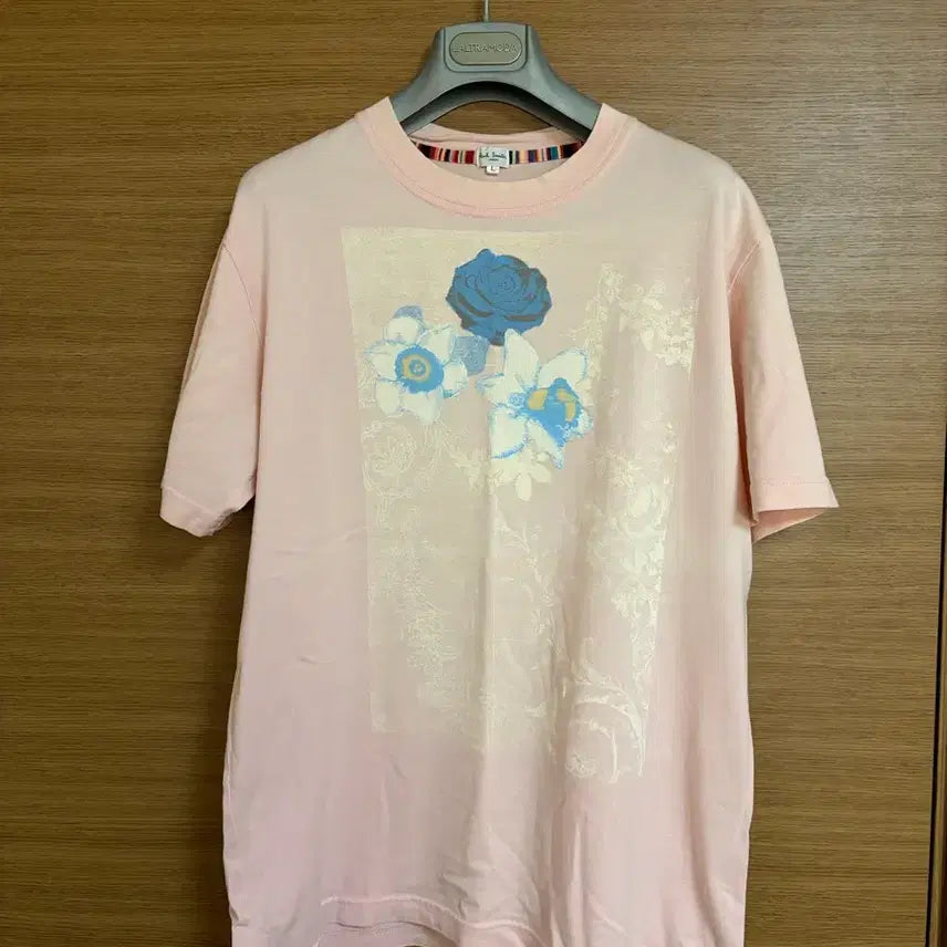 [BUNJANG] Paul Smith Japan Pink Short Sleeve T-Shirt L / 폴스미스 재팬 반팔티 연핑크 L