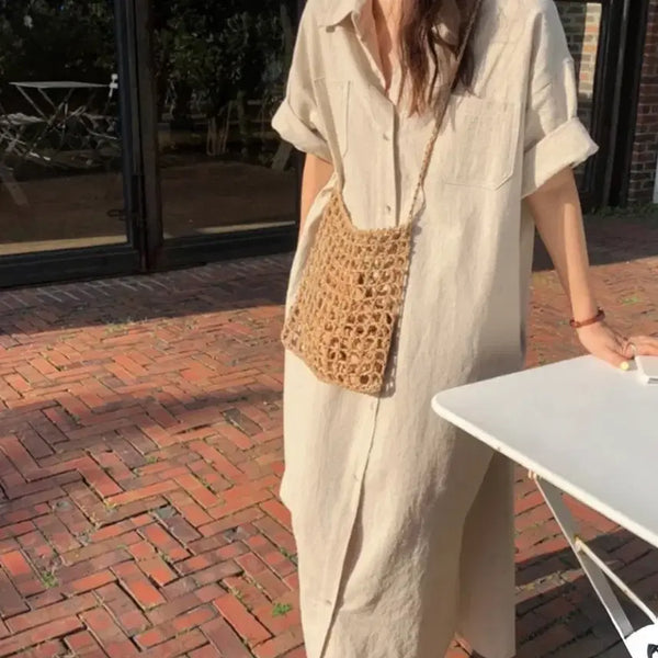 [BUNJANG] Ivory Long Dress (New) / 아이보리롱 원피스(새상품)
