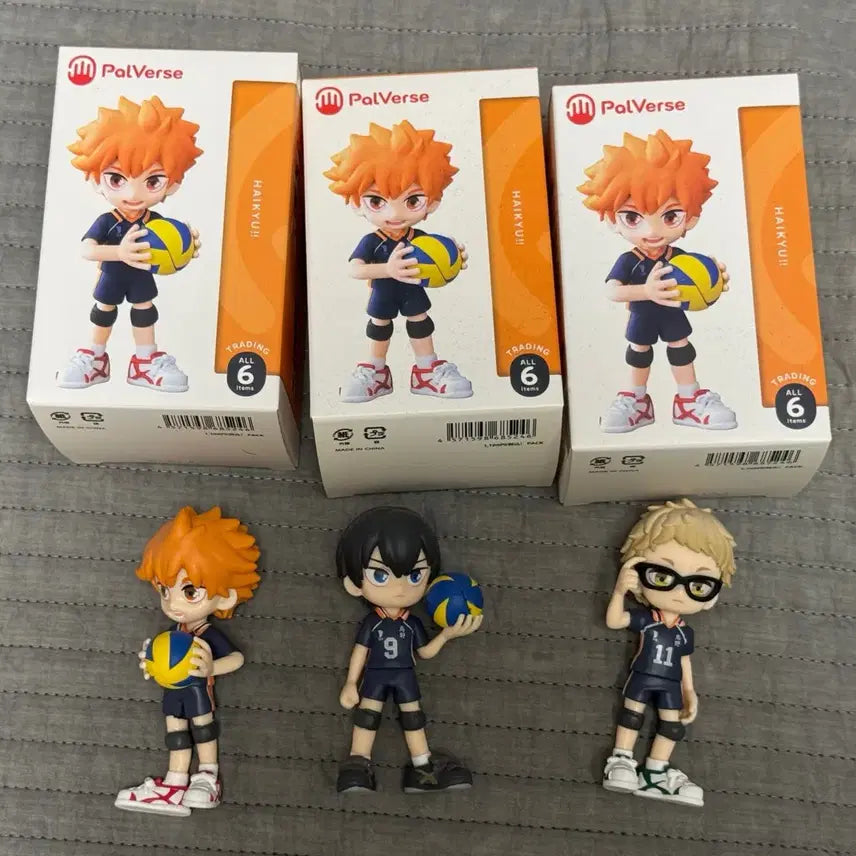 [BUNJANG] Haikyuu!! Four Base Hinata Kageyama Tsukishima Set / (3종 세트) 하이큐 팔버스 히나타 카게야마 츠키시마