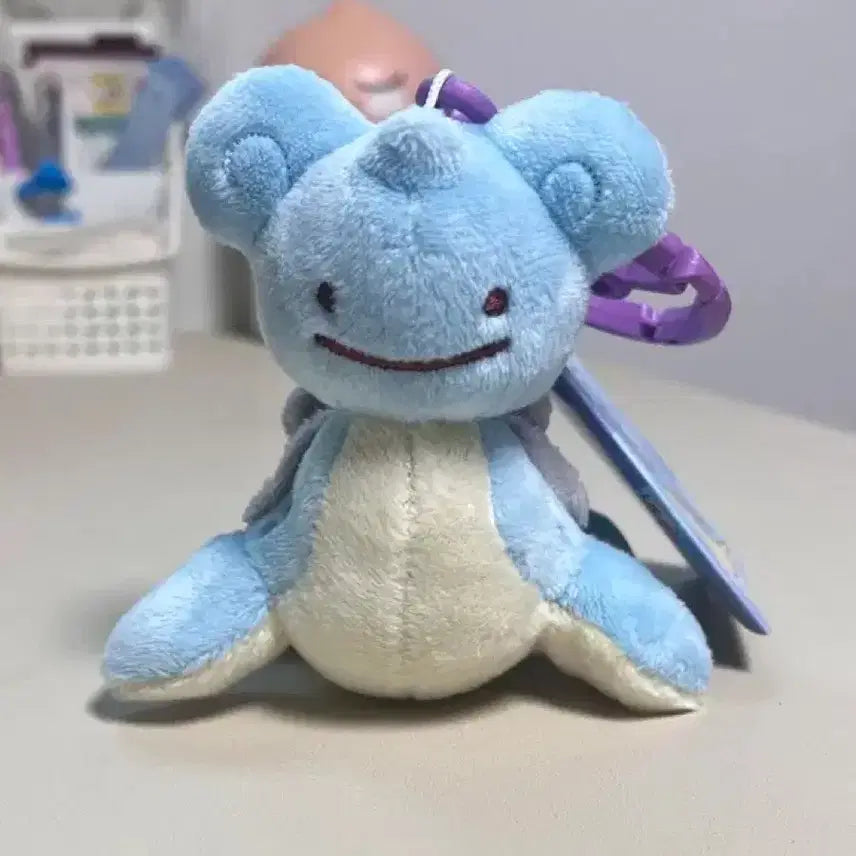 [BUNJANG] Pokemon Murungdowon Pop-up Transforming Ditto Lapras Mascot Plush Keyring / 포켓몬 무릉도원 팝업 변신 메타몽 마스코트 라프라스 인형키링 새상품