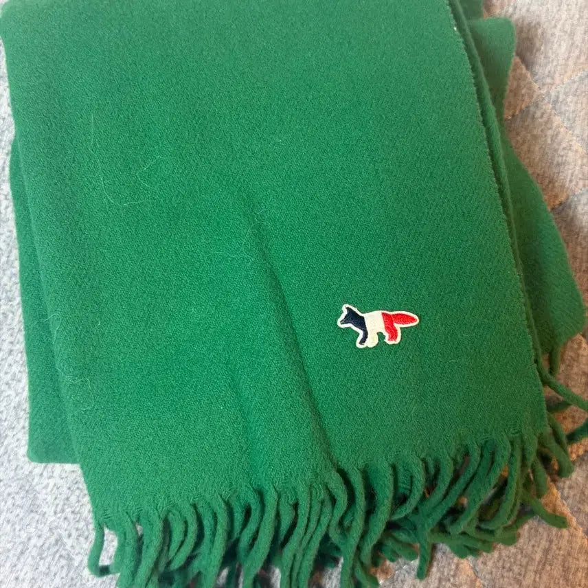 [BUNJANG] Maison Kitsuné Wool Scarf / (에누리 어렵습니다)메종키츠네 목도리 머플러