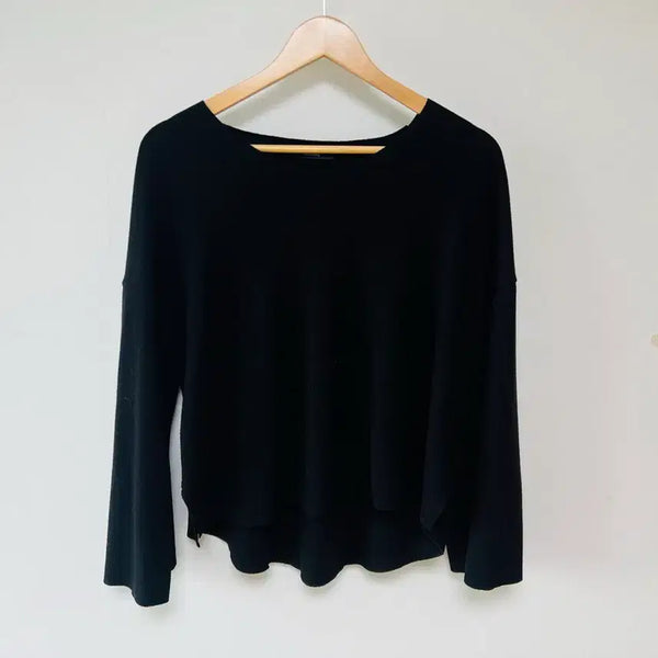 [BUNJANG] VAN AKE Black Loose Fit T-shirt/Knit (Free Size) / [정품] 반에이크 VAN AKE 블랙 루즈핏 티셔츠/니트(Free)