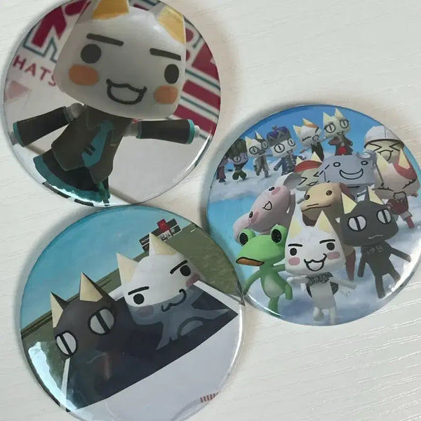 [BUNJANG] Toro Character Big Can Badge Set / 토로 캐릭터 빅 캔 뱃지