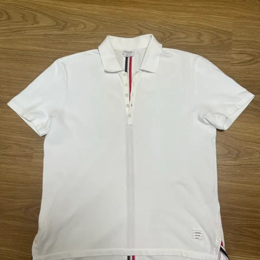 [BUNJANG] Thom Browne Short Sleeve Polo Shirt Size 3 / 톰브라운 반팔 카라티 3사이즈