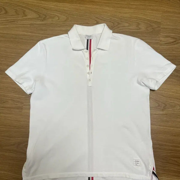 [BUNJANG] Thom Browne Short Sleeve Polo Shirt Size 3 / 톰브라운 반팔 카라티 3사이즈