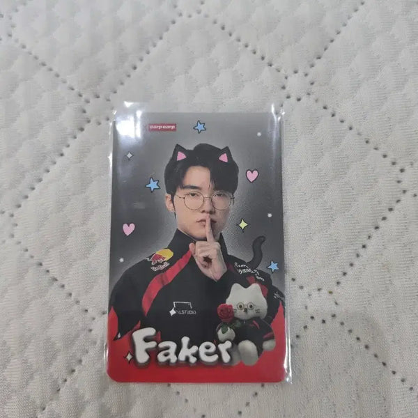[BUNJANG] T1 Faker x Affx Affx Photocard / t1 페이커  어프어프 포카