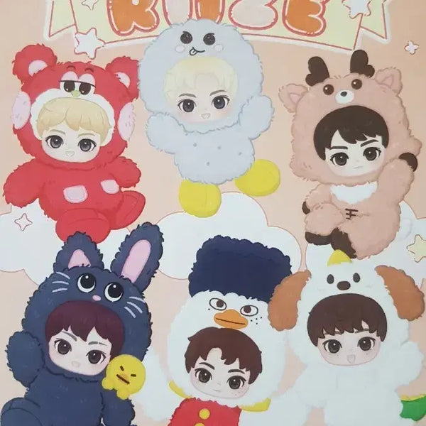 [BUNJANG] RIIZE POP MART Fluffy Doll Seokwoong (Seok) & Eunseok (Yongdol) / 라이즈 팝마트 플러피 인형 양도  송용돌이 은석
