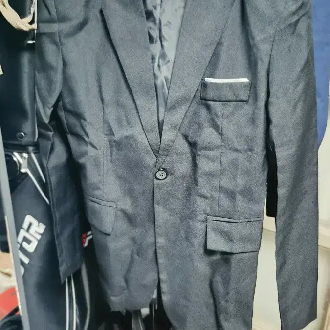 [BUNJANG] Black Summer Suit Set / 여름양복 검정색
