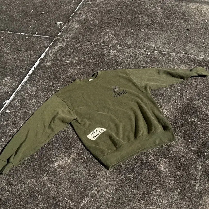 [BUNJANG] USMC Vintage Sweatshirt / USMC Sweat (M) 미해병 스웻셔츠