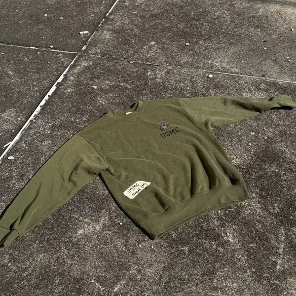 [BUNJANG] USMC Vintage Sweatshirt / USMC Sweat (M) 미해병 스웻셔츠