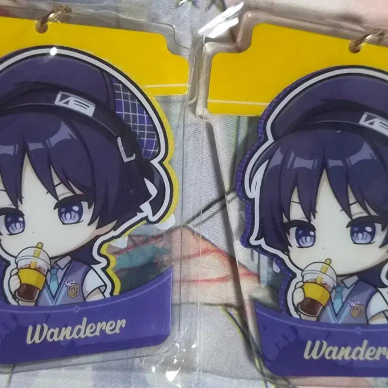 [BUNJANG] Genshin Impact Wanderer Megacoffee Collaboration Acrylic Keyring / 원신 방랑자 메가커피 콜라보 아크릴 키링