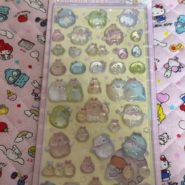 [BUNJANG] San-X Sumikko Gurashi Bonbon Drop Stickers / 산엑스 스밋코구라시 봉봉드롭 스티커