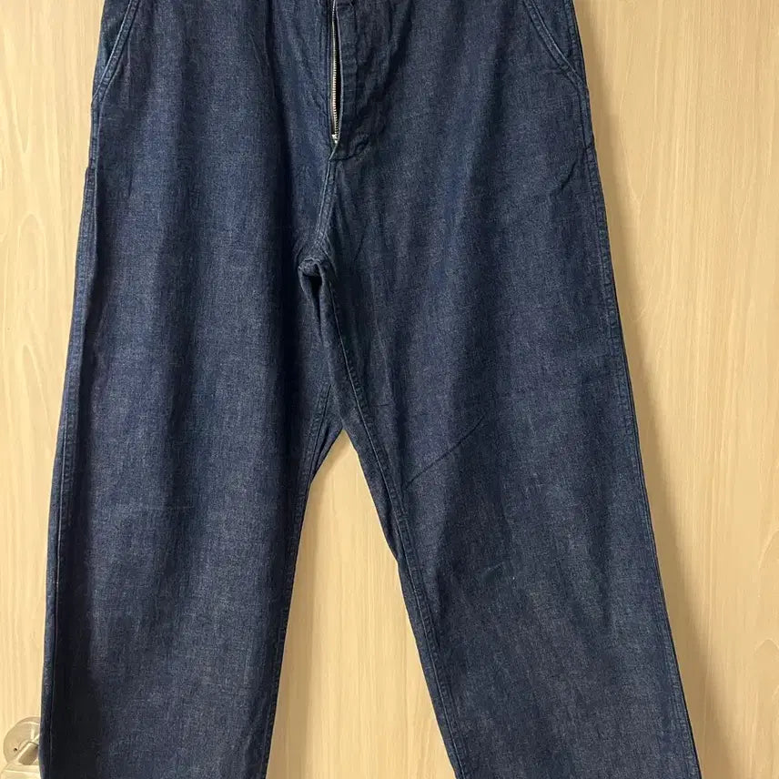 [BUNJANG] BEAMS Denim Wide Pants / 빔즈(BEAMS) 데님 와이드 팬츠