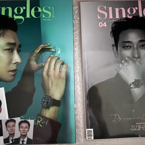 [BUNJANG] Ju Ji-hoon April Issue Singles Magazine Bundle / 주지훈 싱글즈 4월호 잡지 일괄