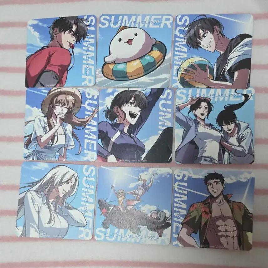 [BUNJANG] Omniscient Reader's Viewpoint Collab Cafe Coaster Set / 전독시 코스터 9종 전체 양도 전지적독자시점 콜라보카페 팝업 김독자 유중혁