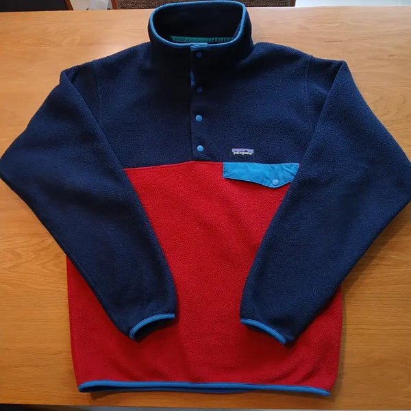 [BUNJANG] Patagonia Synchilla Navy Red Fleece / 파타고니아 신칠라 네이비 레드