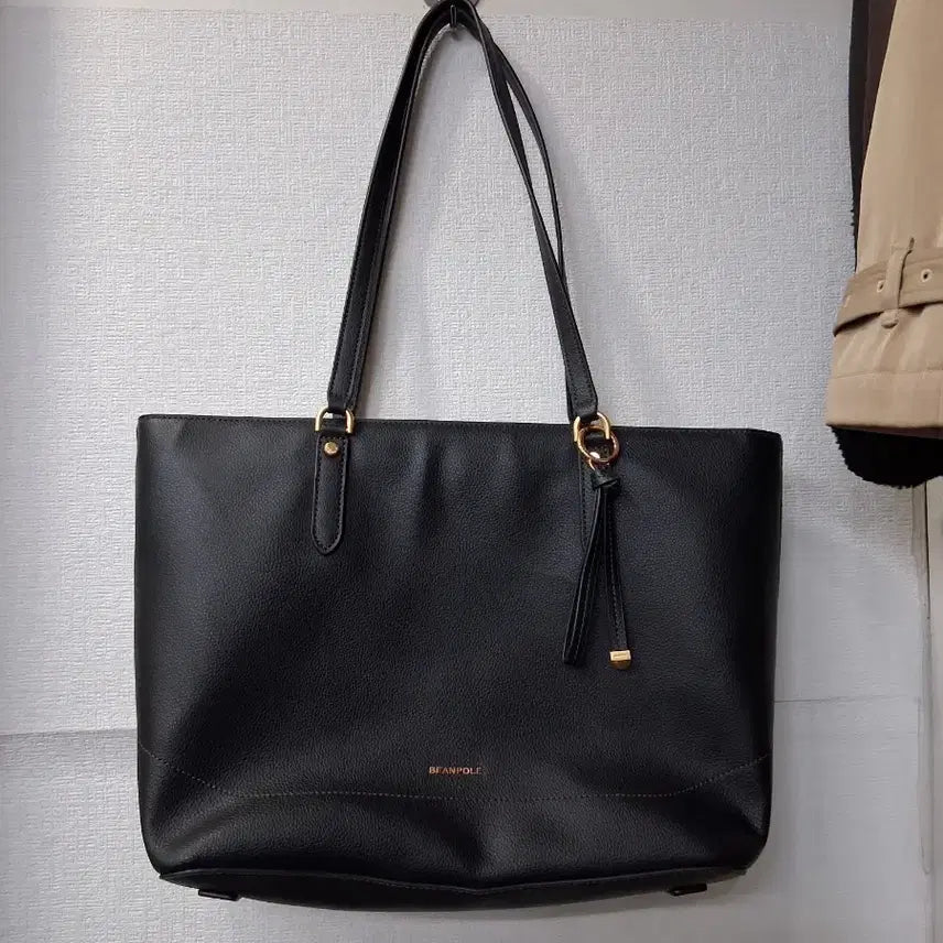 [BUNJANG] Beanpole Women's Black Tote Bag / 빈폴 여성 토트백 블랙