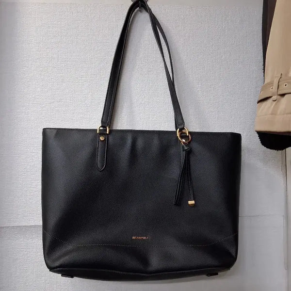 [BUNJANG] Beanpole Women's Black Tote Bag / 빈폴 여성 토트백 블랙
