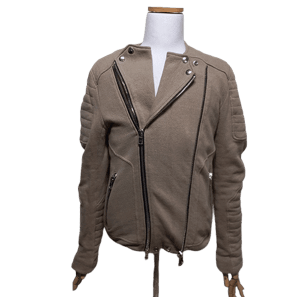 [BUNJANG] Balmain Authentic Men's Linen Rider Jacket / 발망 정품 남자 초겨울추동 남성 린넨 라이더바이크점퍼자켓S