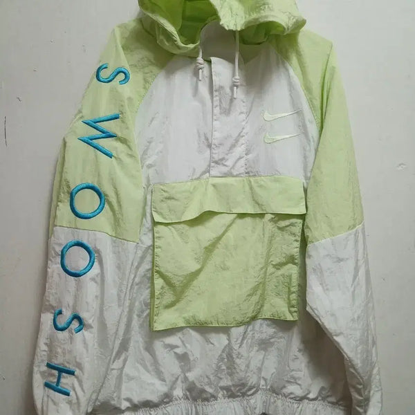 [BUNJANG] Nike Men's Double Swoosh Woven Anorak Jacket - XL / 나이키 남성 더블 스우시 우븐 바람막이 자켓 점퍼 사이즈 XL 105