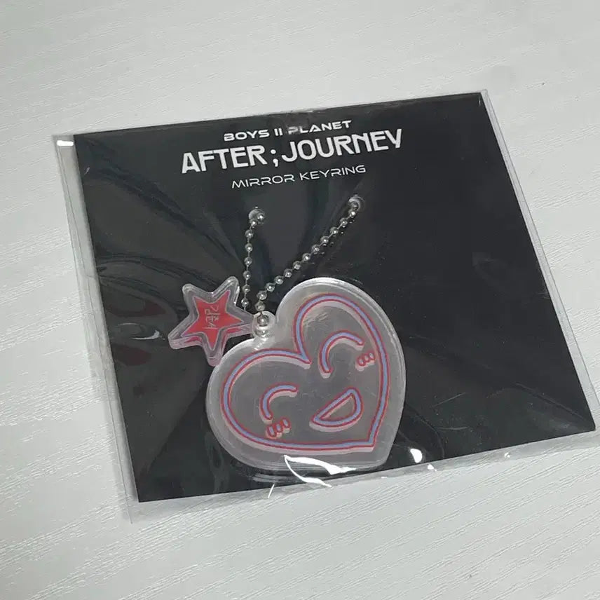 [BUNJANG] BOYZ PLANET Kim Ji-woong Heart Mirror Keyring / 보이즈2플래닛 김준서 거울 키링