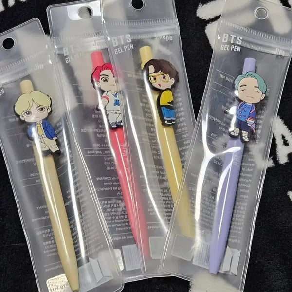 [BUNJANG] BTS Official Ballpoint Pen 4 Types Bundle Set (Sealed) / 방탄 공식 볼펜 4종 일괄(미개봉)